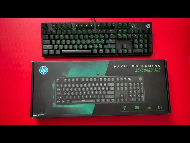 HP Pavilion Gaming Keyboard 500 ||| New Keyboard Unboxing