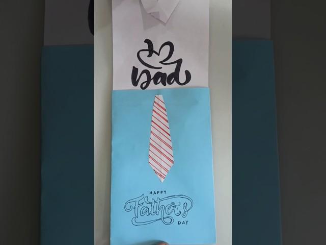 Father's day card | easiest card idea | diy | card | #shorts #voice #craft #diy #manil #manuyadav