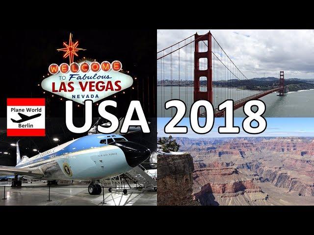 PlaneWorldBerlin: My USA travel experiences in 2018 [TRAILER]