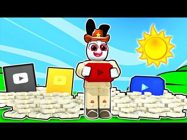 Becoming The RICHEST YouTuber In YouTube Life! (Roblox)