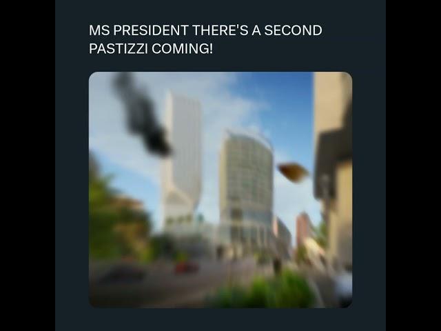 MS PRESIDENT THERE'S A SECOND PASTIZZA COMING #malta #twintowers #crazy #memes #maltese #malti #meme