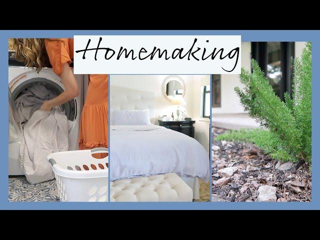 EVERYDAY SUMMER HOMEMAKING | Home Updates + Easy Dinner & Freezer Meal