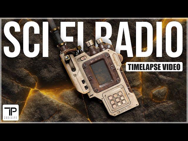 3D Modeling Of Sci Fi Radio - Game Asset