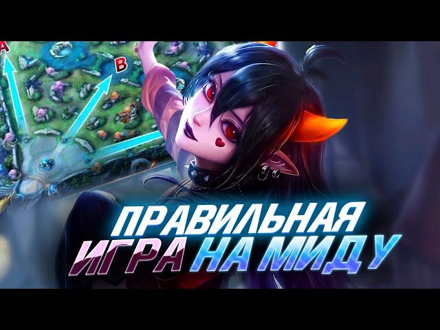 КАК ПРАВИЛЬНО ИГРАТЬ НА МИДУ В MOBILE LEGENDS