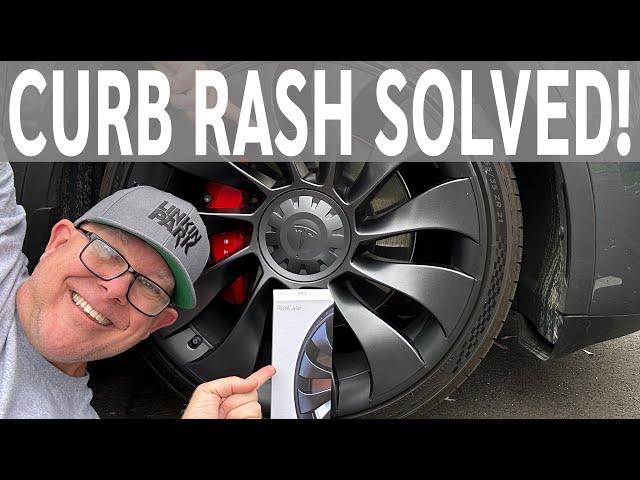 You Won't Believe this Amazing Solution to Tesla Wheel Curb Rash!