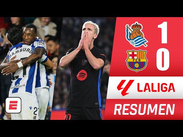 BARCELONA, sorprendido por REAL SOCIEDAD, cayó 1-0 para su segunda derrota de la campaña | La Liga