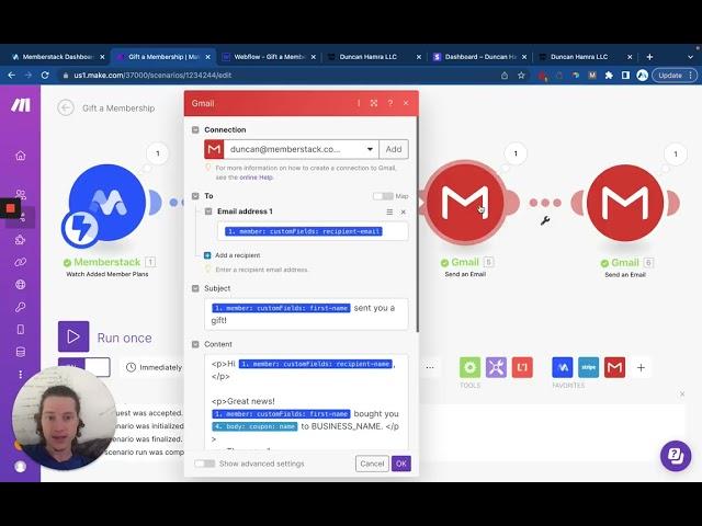 Create a Gift Membership Program with Memberstack, Make, and Webflow