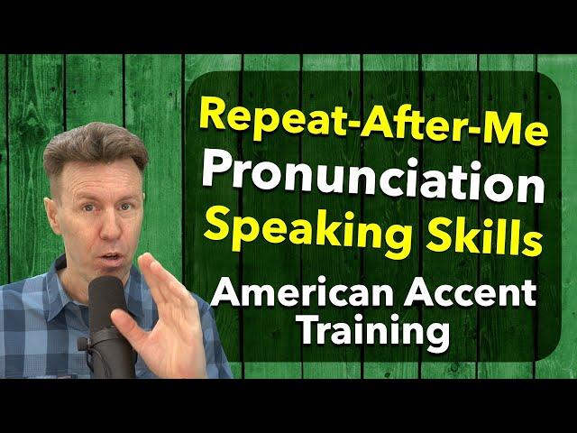 American Accent Training Pronunciation and Speaking English