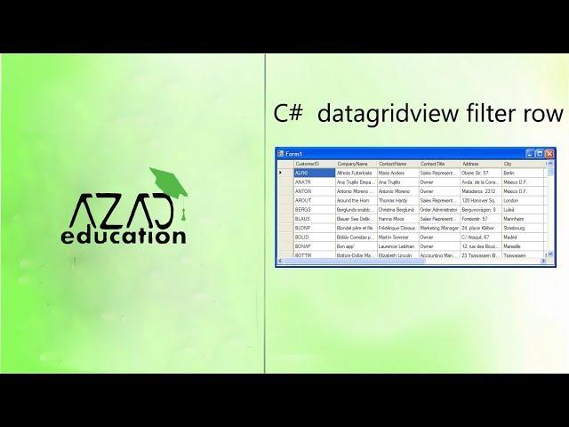 Datagridview Row filter c#