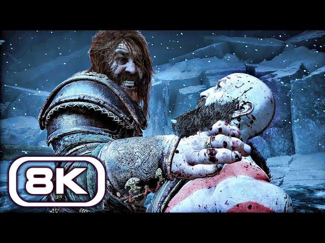 God of War Ragnarok - Kratos Vs Thor Boss Fight (8K 60FPS PC)