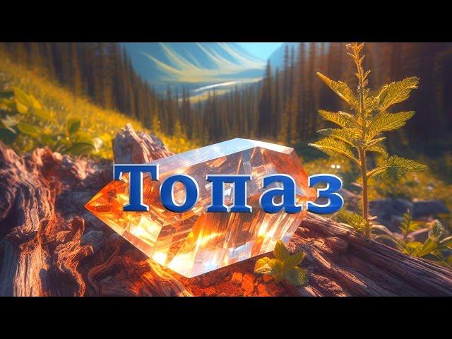 Топаз - драгоценный камень и минерал. Виды, типы, цвета и особенности. #минералы