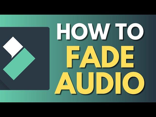 How To Fade Audio in Filmora | Fade in and out Audio | Wondershare Filmora Tutorial