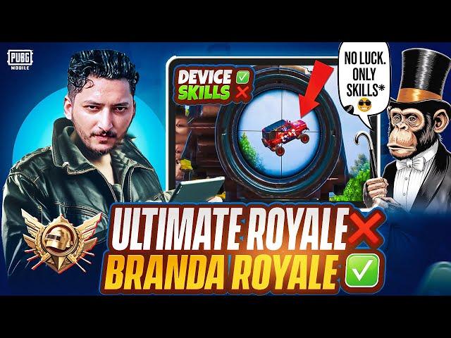 Stream Snipers Yab In Ultimate Royale | Survival Skills 99.9% | Pubg Mobile | How Brand