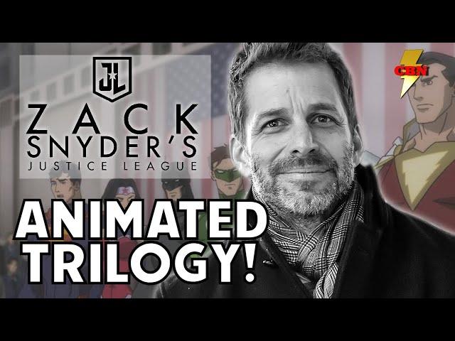 SNYDERVERSE NEWS!   Zack Snyder Talks Animated Completion to His Trilogy! DC Movie News