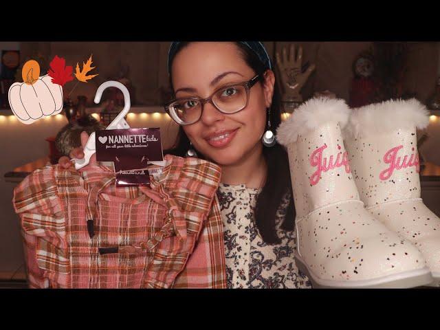 ASMR| Cozy Fall Fashion Haul  (over explaining, fabric sounds, tag tapping &tracing)