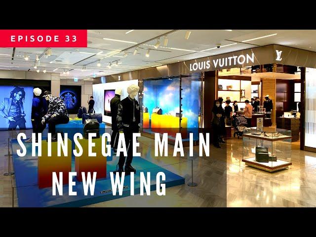 Shinsegae Main Myeongdong, Seoul, Korea (신세계백화점 (본점)) Walking Tour, Weekend Traffic