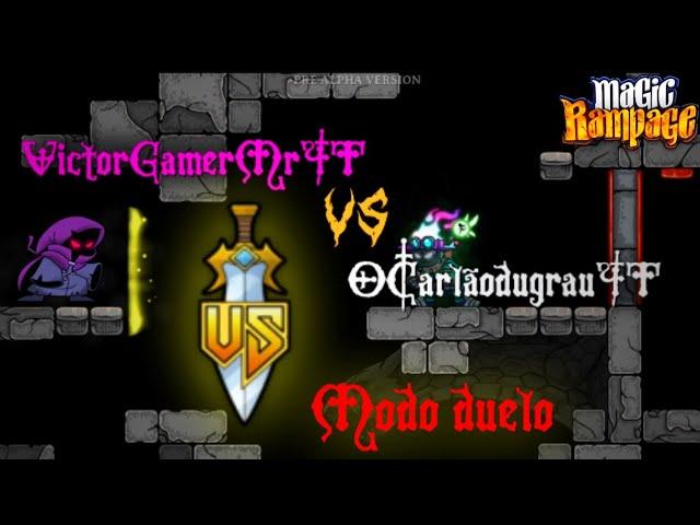 Atualização pre-alpha primeiro teste com o @VictorGamerMrYT x1 épico|Magic Rampage| •Taverna