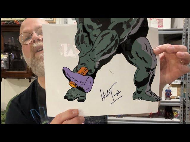 What's in the box? (Part 2) A RARE Herb Trimpe animation cel! #herbtrimpe