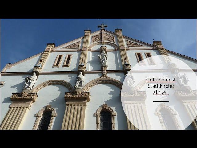 Gottesdienst aus der Stadtkirche Tuttlingen am 26.12.2024