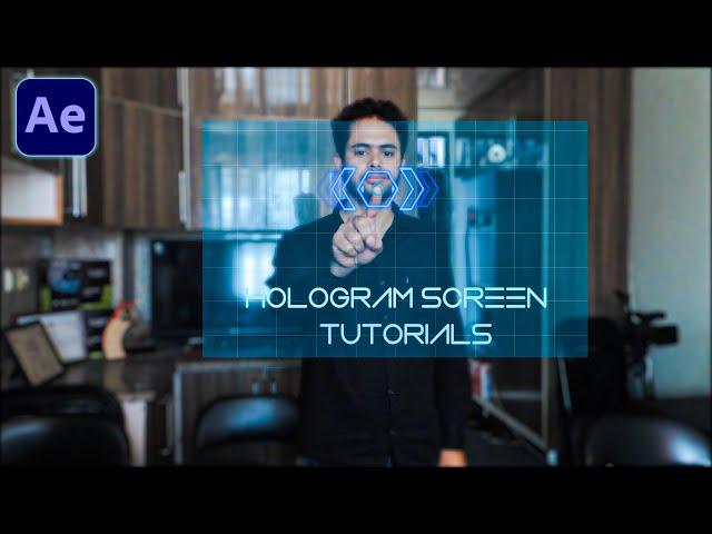 Hologram Touch Screen In After effects Tutorial (Easy Way)