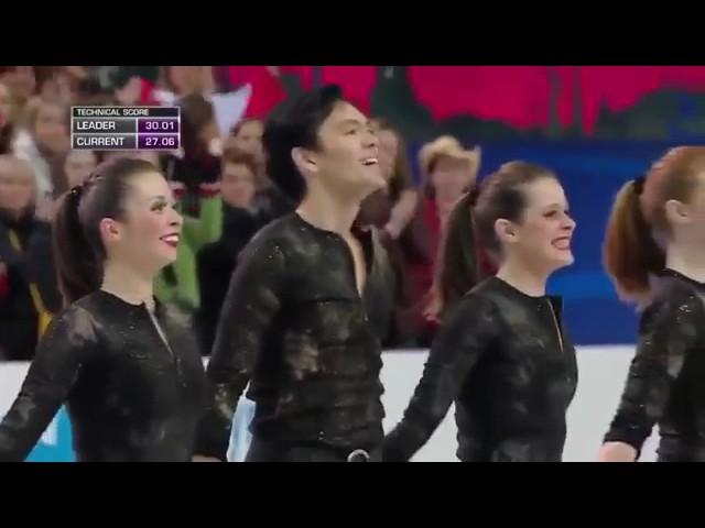 2015 World Synchro Champs SP Team Canada