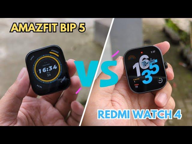 BEDA 100 RIBUAN BUANG-BUANG DUIT? AMAZFIT BIP 5 VS REDMI WATCH 4