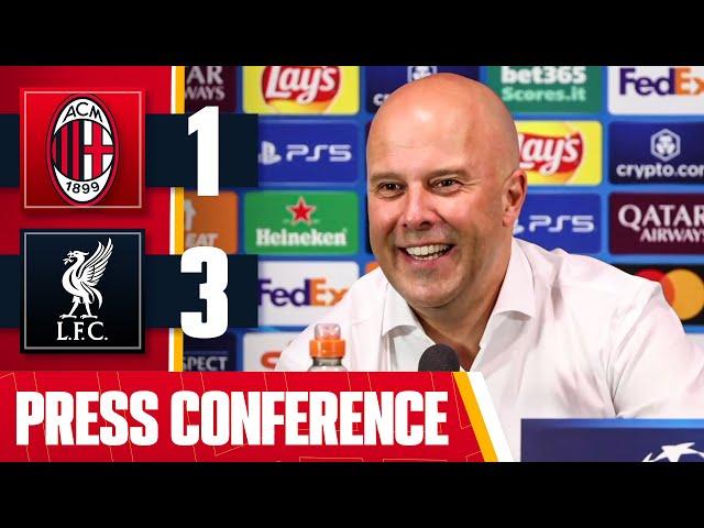 Arne Slot Post-Match Press Conference | AC Milan 1-3 Liverpool