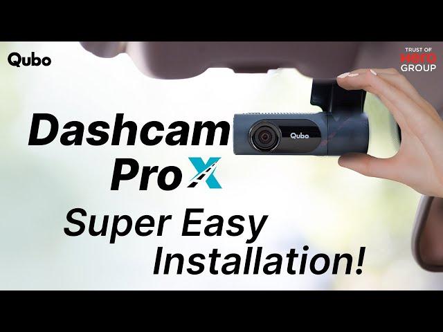 How to install Qubo Dashcam ProX in your car?