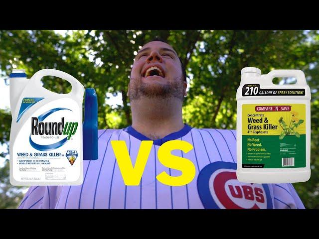 Glyphosate vs Round up | The ULTIMATE LAWN AND WEED KILLER