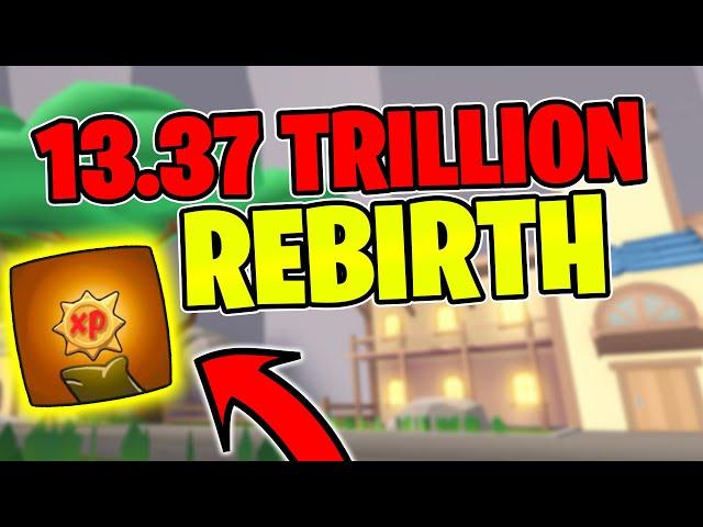 LEVEL 13.37 TRILLION REBIRTH NOOB TO PRO... Giant Simulator