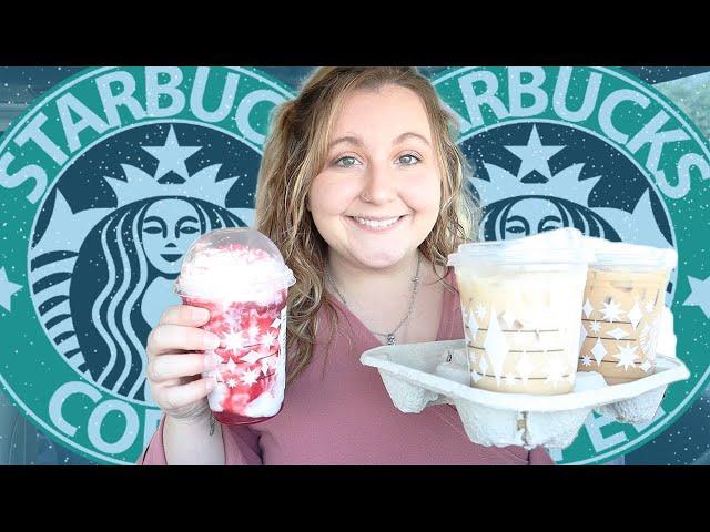 Trying Starbucks SECRET MENU HOLIDAY DRINKS 2020 | Courtney Bond