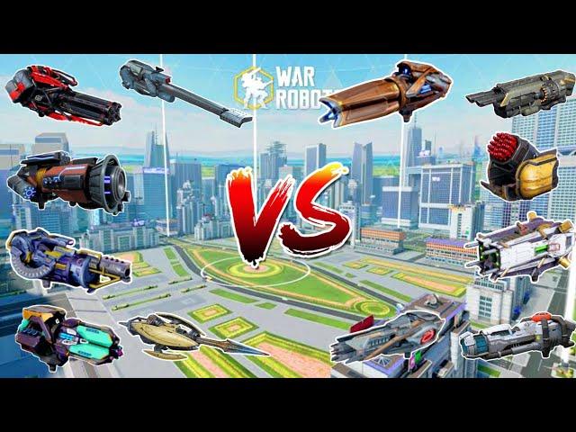 WRWar Robots Tier 4 Best Weapon Comparison |WAR ROBOTS|