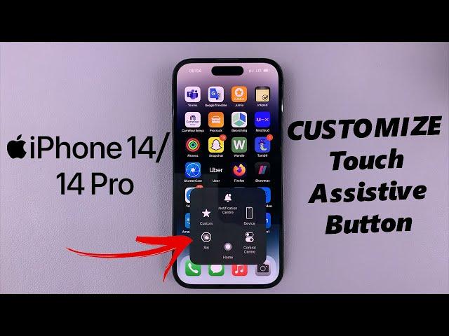 iPhone 14/14 Pro: How To Customize The Assistive Touch Button Menu