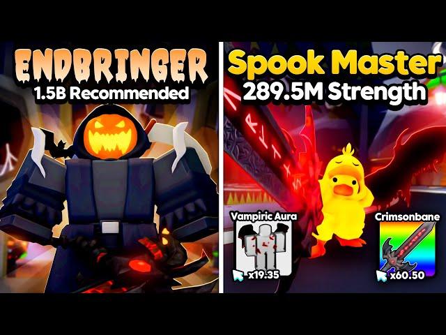 I Defeated FINAL ENDBRINGER Boss and Unlocked New Halloween World in Pull a Sword! (Roblox)