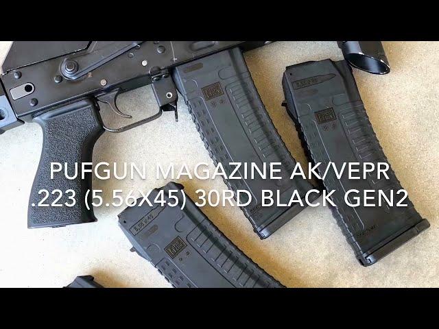 PUFGUN AK Magazines 5.56 : Test Fire