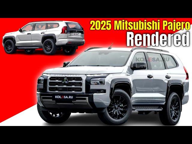 New 2025 Mitsubishi Pajero Sport Rendered