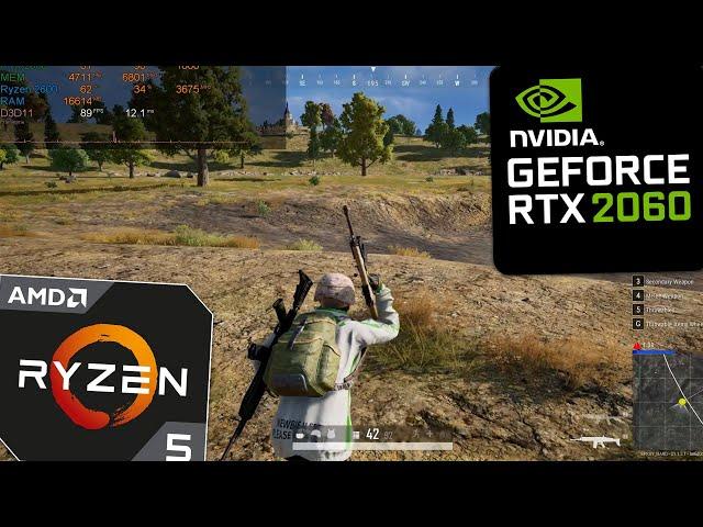 PUBG: RTX 2060 12gb + Ryzen 5 2600 Low - Ultra Settings