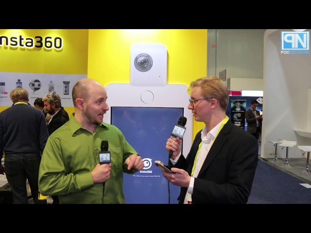 Insta360 Nano - 360° video recording & live streaming from your iPhone - CES 2017 - Poc Network