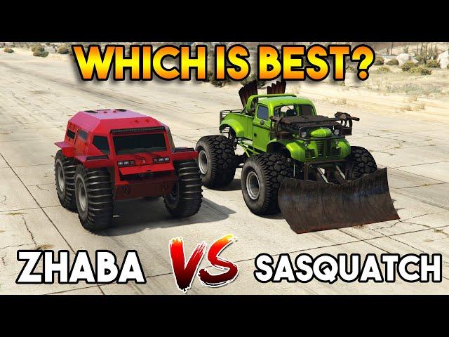 GTA 5 ONLINE : ZHABA VS SASQUATCH (WHICH IS BEST?)