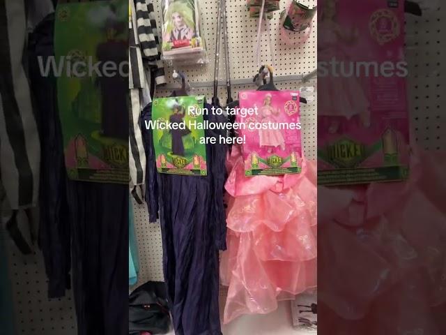 Halloween Costumes now at Target! Dressed up as Glinda and Elphaba from Wicked and Bettlejuice!