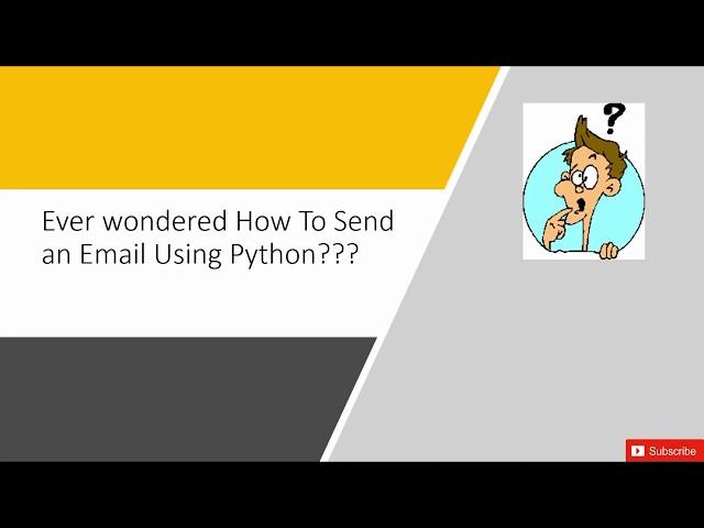 How to send Email with Attachment using Python