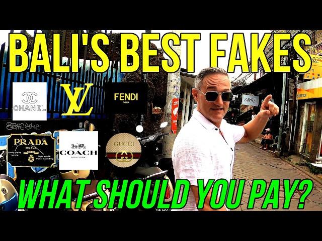 BALI SHOPPING - THE BEST FAKES IN Kuta, Seminyak and Legian 2024 - 2025