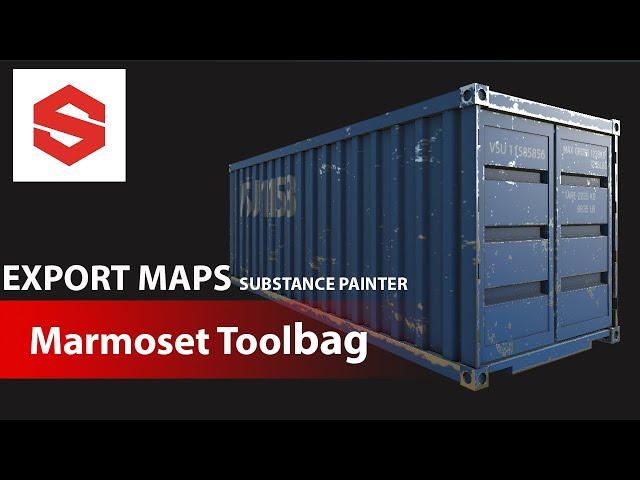 Export maps  substance painter into Marmoset toolbag