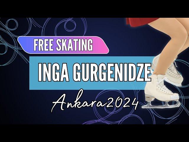 Inga GURGENIDZE (GEO) | Junior Women Free Skating | Ankara 2024