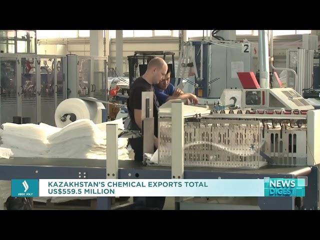 Kazakhstan’s chemical exports total US$559.5 million. Jibek Joly TV