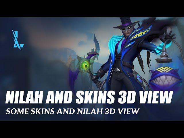 Patch 4.3 Nilah and Skins 3D VIEW - Wild Rift