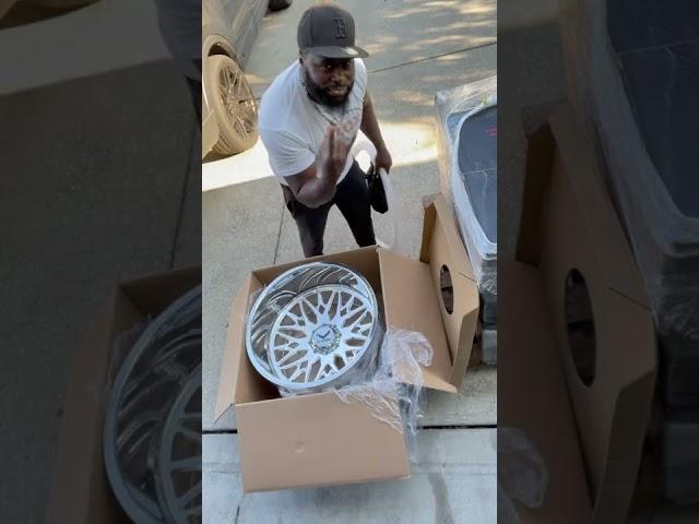 Unboxing my  26x16 @KG1 FORGED WHEELS FOR MY 2021 Ford F-250 Platinum