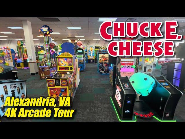 Chuck E. Cheese (Alexandria VA), 4K arcade walkthrough & tour, December 2024