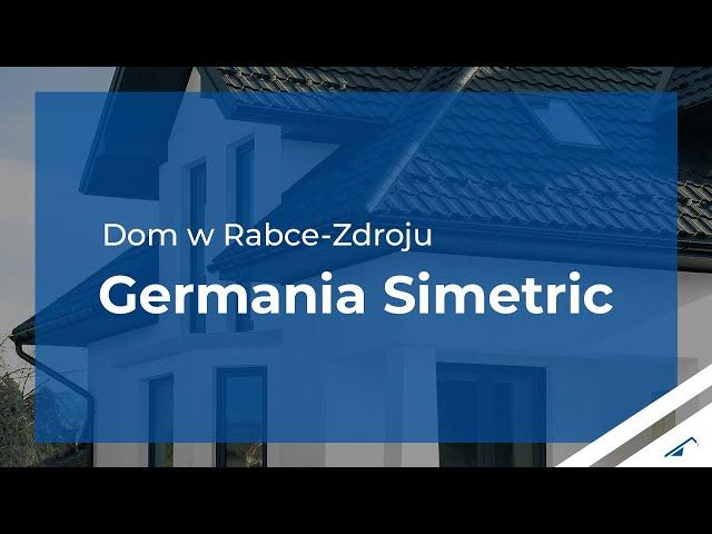 Realizacja z pokryciem dachowym Germania Simetric firmy Blachotrapez – dom w Rabce-Zdroju