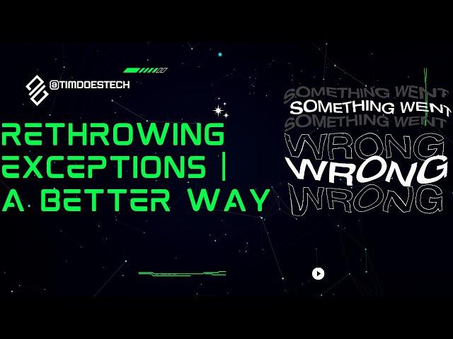 Are you rethrowing your exceptions correctly in C#? |  Result Object a better way | .NET